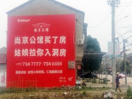 南充墙体广告在乡镇、农村市场的媒体优势