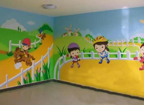 南充幼儿园墙体彩绘制作流程及注意事项