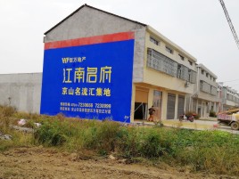 南充农村墙体广告在不同形式上面展现的不同特色