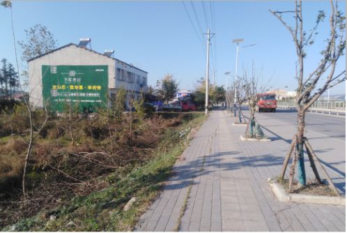 南充书山南院墙体广告