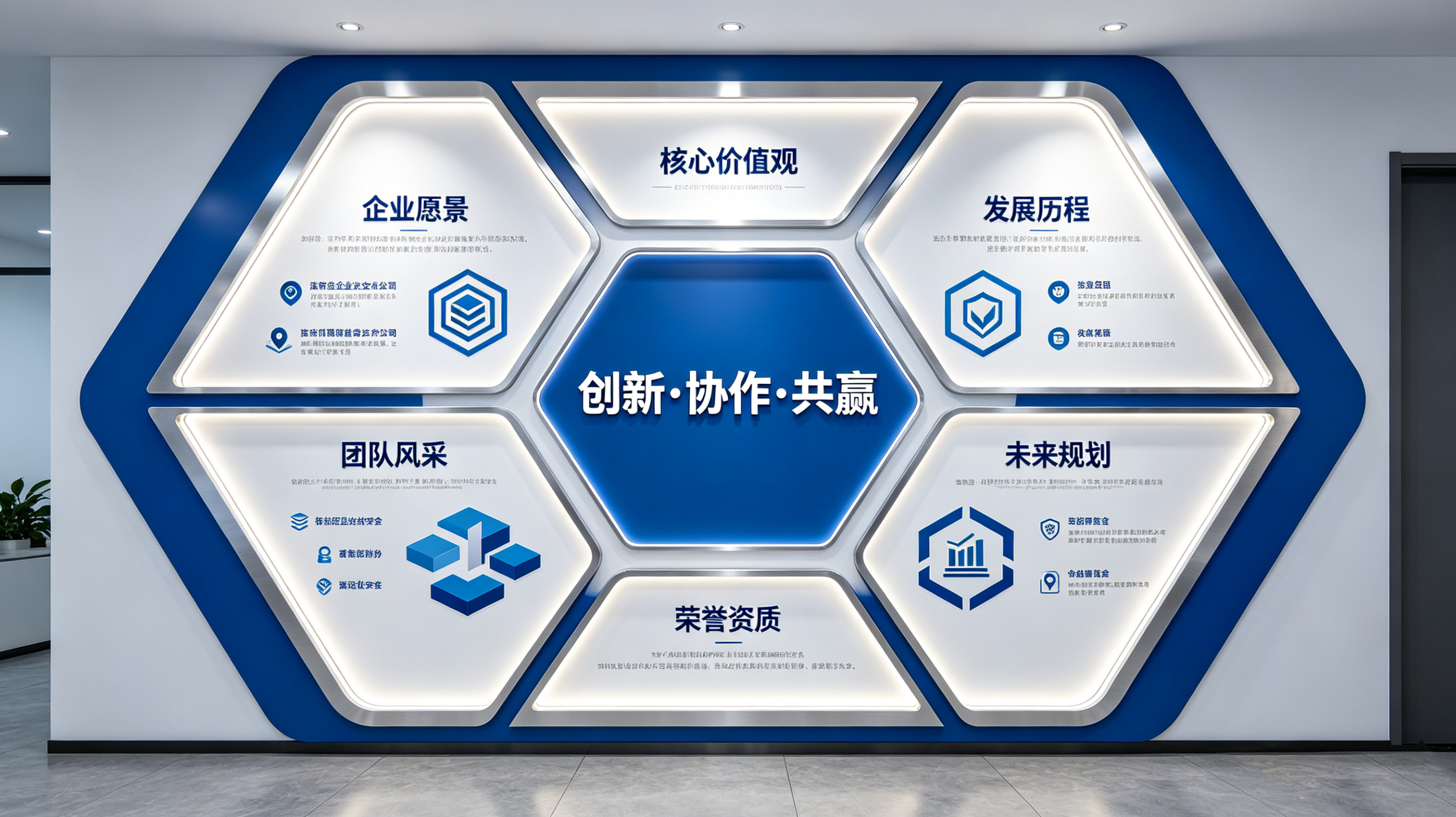 南充企业文化墙六边形避坑指南（新手常犯5个错误）